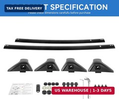 220LBS Roof Rack Cross Bars for 2019-2025 RAV4 XLE XSE Premium Limited Hybrid LE