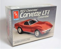 AMT/ERTL 1972 Chevrolet Corvette LT-1 Convertible Blue Pla. 1:25 Model Kit c1991
