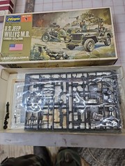Hasegawa U.S. Jeep Willys M.B. Cargo 37 mm Gun Mini Box 1/72 New Open box