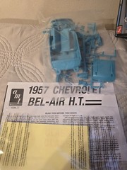 Amt 1957 Chevy Belair Model Kit 1:25 – Kit No. AMT638M/12 -open Box