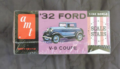 AMT ’32 Ford V-8 Coupe Scale Stars 1/32 Model Kit Retro Deluxe Factory Sealed