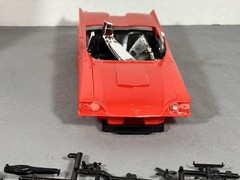 Vintage 1/24 Scale Monogram 1958 Ford Thunderbird Model Kit Dated 1974 T-bird