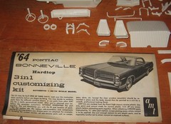 AMT 1964 Pontiac Bonneville HT Hardtop 3-in-1 Annual Kit #6624 Unbuilt in Box 64