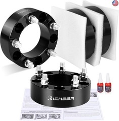 Richeer 5×5.5 Wheel Spacers for 2012-2018 Ram 1500, 4PCS 2 inch 5×139.7mm