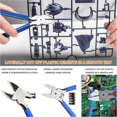 Deluxe 108pc Hobby Model Tool Kit: Electric Grinder, Carbon Steel, Crafting Set