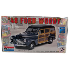 Revell Monogram 85-4282 48 Ford Woody 1/25 Model Kit Open Box Unbuilt