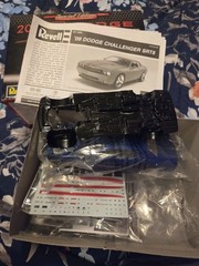 2009 Revell Dodge Challenger SRT8 Special Edition Series 1/25 Model Kit Open Box