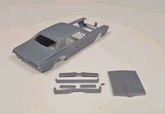 ABS-LIKE RESIN 3D PRINTED 1/25 1967 MERCURY COUGAR BODY AND RELATED PARTS