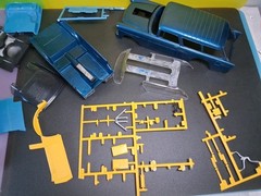 MPC TOYOTA SUPRA MODEL KIT AND CHEVY NOMAD MODEL KIT *PARTS ONLY*