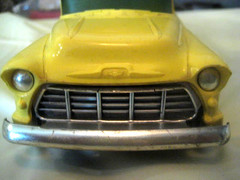 1956 Chevy Apachi Cameo Pick Up Truck Dealer Promo Model Car Yellow
