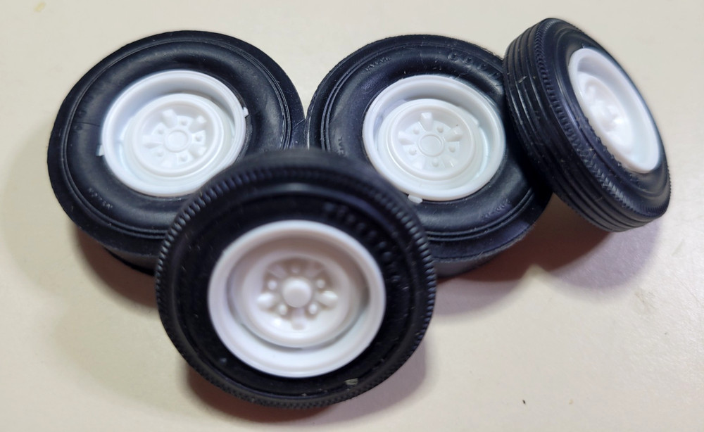 DON NICHOLSON’S BEL AIR SS UNPAINTED STEEL WHEELS FIRESTONE TROPHY GOODYEAR SLKS