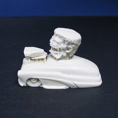 Jimmy Flintstone ’49 Merc with Frankenstein resin monster kit Neko Frankie LS1