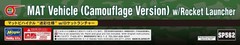 Hasegawa matte vehicle camouflage painting w/rocket launcher 1/24 scale plastic