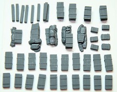 1/72 Scale German Ammo Crates (42 Pieces) “AG1” – Value Gear Details Stowage