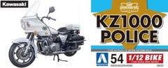 AOSHIMA 1/12 Bike Series No.54 Kawasaki KZ1000 Police Scale Model