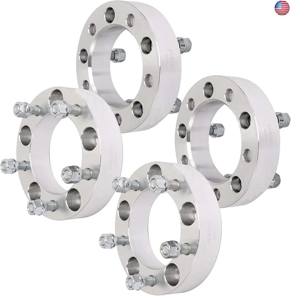 SCITOO 4PCS 1.5″ 5×5.5 to 5×5.5 Wheel Spacers 5×139.7 to 5×139.7 with 1/2″