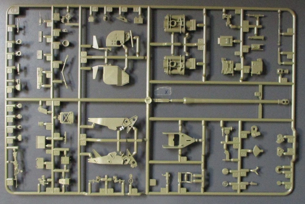 Tamiya 1/35th Scale British Archer – Parts Tree D from Kit No. 35356