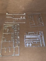 Vintage Junkyard Lot Of Plastic Model Car Chrome Parts And Pieces (Lot Jy444)