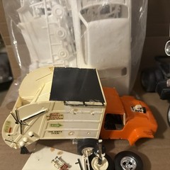 Vintage AMT Revell MPC Lot Of 12 Junkyard White Party All Unpainted Cars & Parts