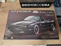 Vintage Revell Premium model Kit 1:24 Monte Carlo Cabrio in original box 1992