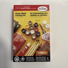 TESTORS Plastic Model Finishing Kit Acrylic Paints- No. 9163 New Sealed 2000