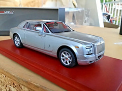 1/43 TSM , Rolls Royce ,silver phantom coupe, met. Silver, mint !!!
