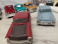 Model Junkyard/parts Plastic Custom Vintage Car Lot Of 7 Custom -57 Chevys
