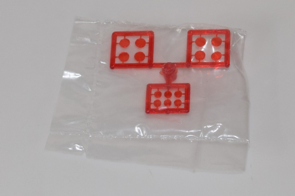 AMT DODGE L-700 & RACE CAR TRAILER 1368/06 ⭐PARTS⭐ RED TAIL LENSES 1:25