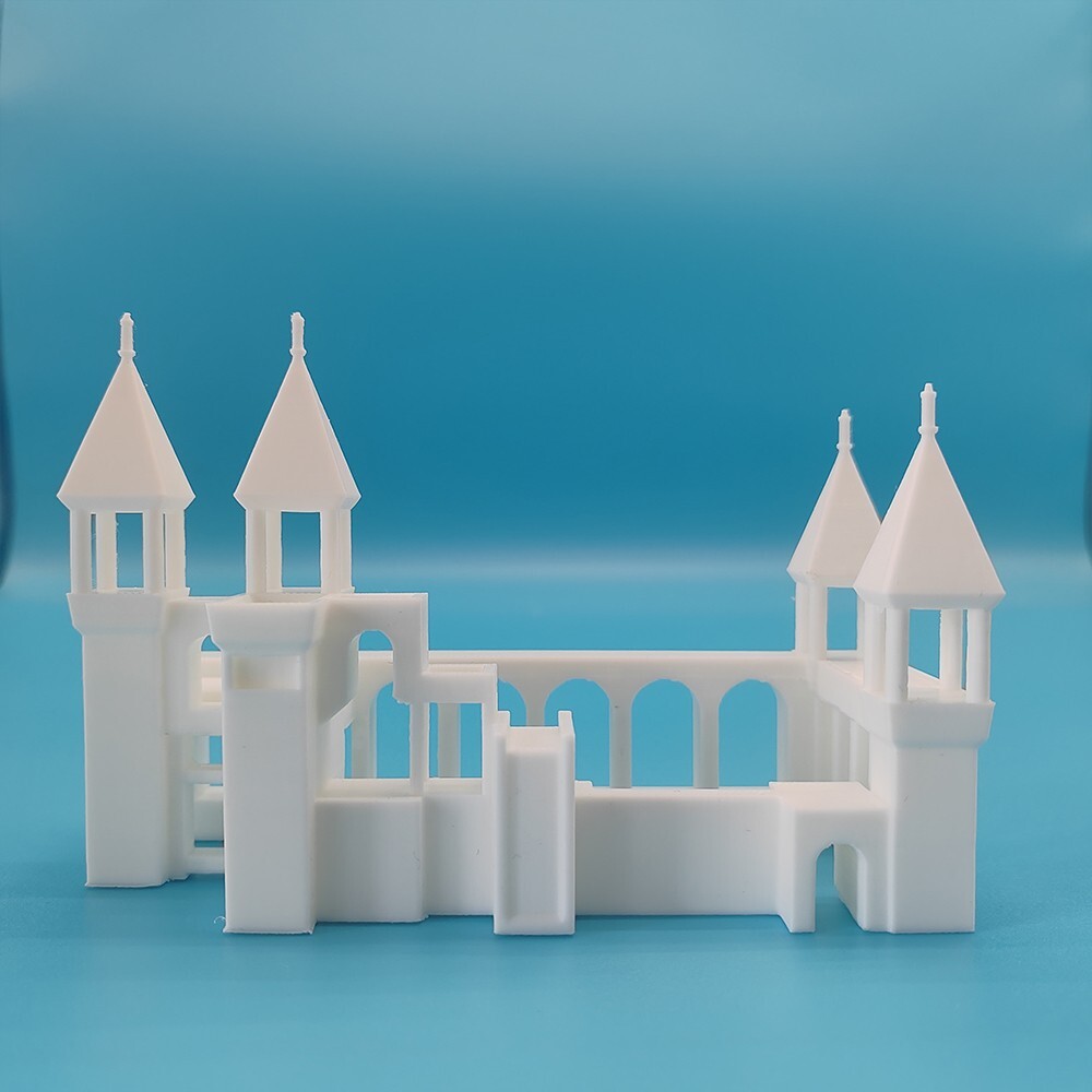 SSMODEL LYTPM003B 1/M Diorama Scenery Fantasy Misalignment Castle For Fishbowl