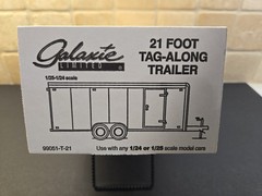 Galaxie Limited, 21 Foot Tag-Along Trailer, 1:24/1:25,Slightly Started, Complete