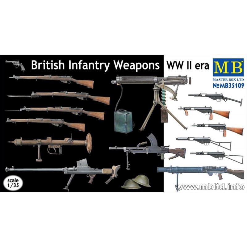 Master Box 35109 – 1/35 – British Infantry Weapons WW II