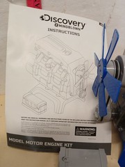 Discovery Mindblown Model Motor Engine Kit Working w Instructions STEM Toy