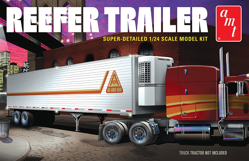 AMT 1170 1:24 Reefer Semi Trailer Plastic Model Kit