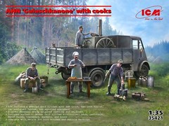 ICM 35421 – AHN “Gulaschkanone” with cooks – 1:35 Scale Plastic Model Kit