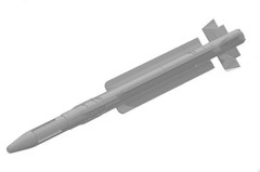 3D Printed 1/72 France MICA IR Infrared Air Air Missile Unpainted Model /4pc