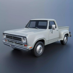 1/25 3d printed 1972 Dodge D100 Step side pickup by Andrey Bezrodny