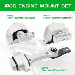 Engine Motor and Transmission Mount Kit Compatible with Beetle 1998-2005 & Derby