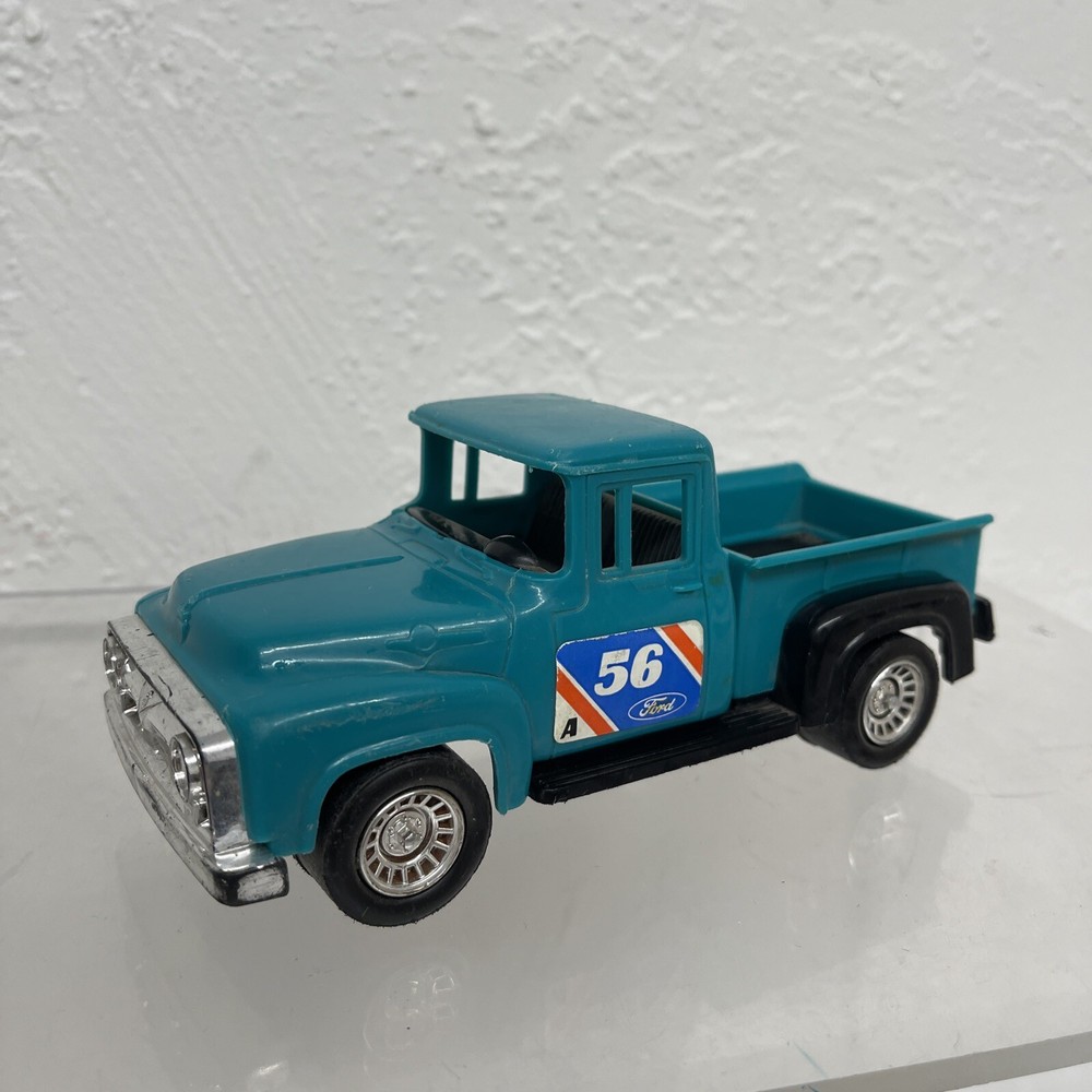 Strombecker 1956 Ford Teal Stepside Pickup Made In USA Fast Shipping !!!