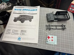 ESCI 1/35 Scale M998 Ambulance Model Kit #5032 Open Box!