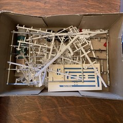 Partially Assembled IMC Ford GT Racing Model Car Kit ~ See Photos