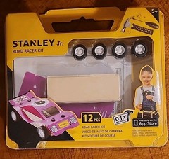 New Stanley Jr. Road Race Car Kit-DIY Building 12 Pcs Model Car Build 5+