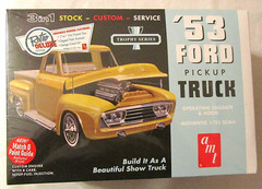 AMT Trophy Series 1953 FORD PICKUP TRUCK ~ 1:25 Scale ~ 3 Builds in 1 ~ NIP