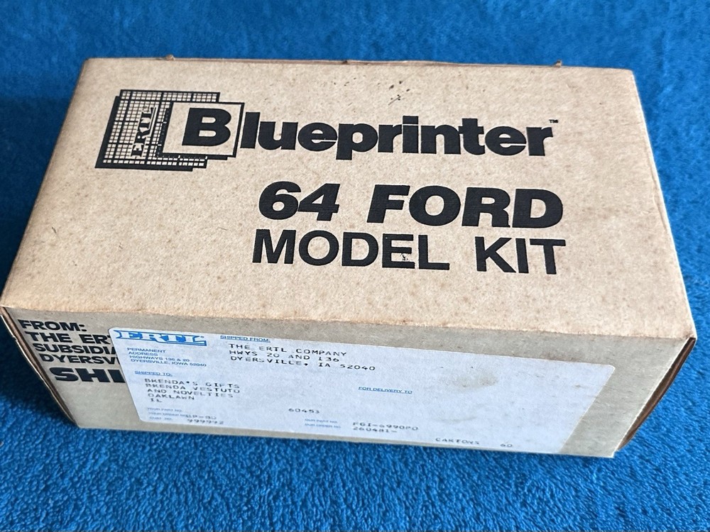 AMT ERTL Blueprinter 1964 Ford Galaxie 500 XL Model Kit NOS Sealed
