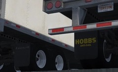 “HOBBS ANTI SAIL” TAMIYA 1/14 SCALE MUD FLAP VINYL DIE CUT DECALS 1:14