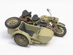 Tamiya TA35384 1/35 Military Miniature Series GERMAN KS600 MOTORCYCLE & SIDECAR