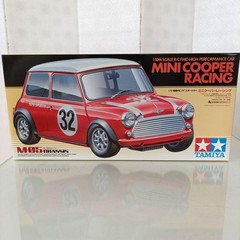Tamiya Mini Cooper Racing M-05 1/10 RC Car Kit Beige Tested Working With Box