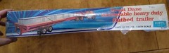 ERTL 8009 Great Dane Extendable Heavy Duty Flatbed Trailer 1/25 Model 21JO06