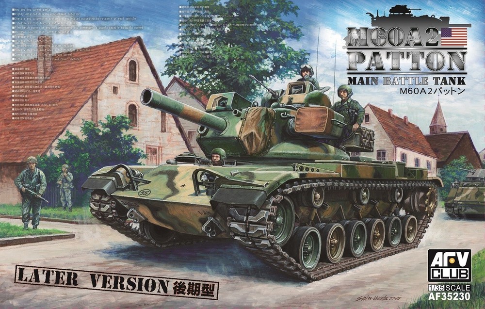 AFV Club 1/35 U.S ARMY M60A2 Patton Main Battle Tank Late type