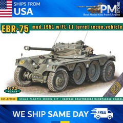 ACE 72459 EBR-75 mod.1951 w/FL-11 turret recon. Vehicle, scale model kit 1/72