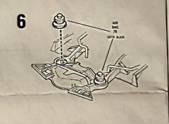 59 CADILLAC ELDORADO CONV FRONT SUSPENSION -MONO 2957 – MODEL CAR KIT PARTS LOT